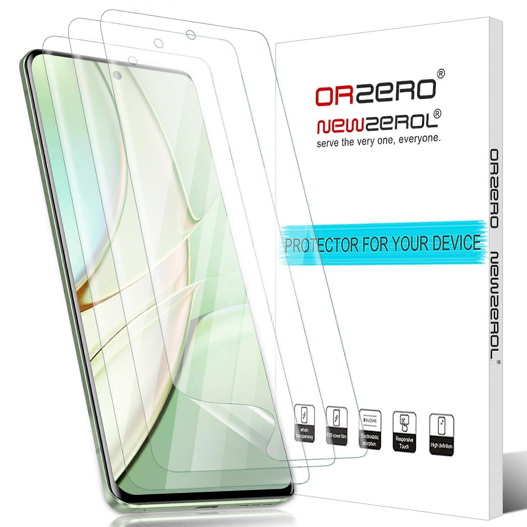 Screen Protectors Pack Of 3 For Motorola Edge 40 And Edge 40 Neo, TPU 3D Soft, Bubble-Free, Edge-To-Edge Coverage