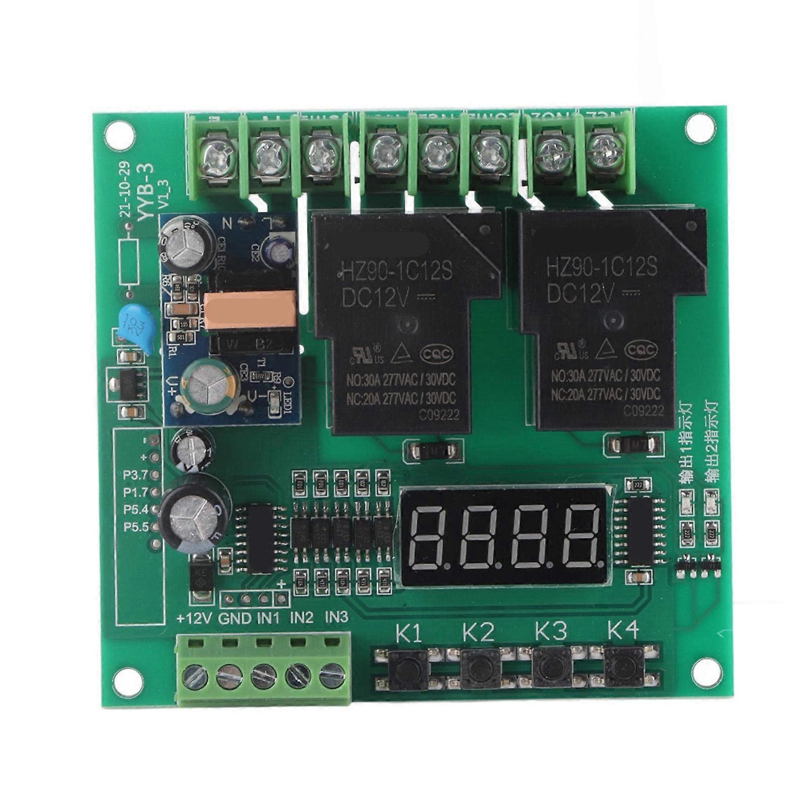 Motor Forward / Reverse Control Board Two Relay Delay Timing Cycle Module