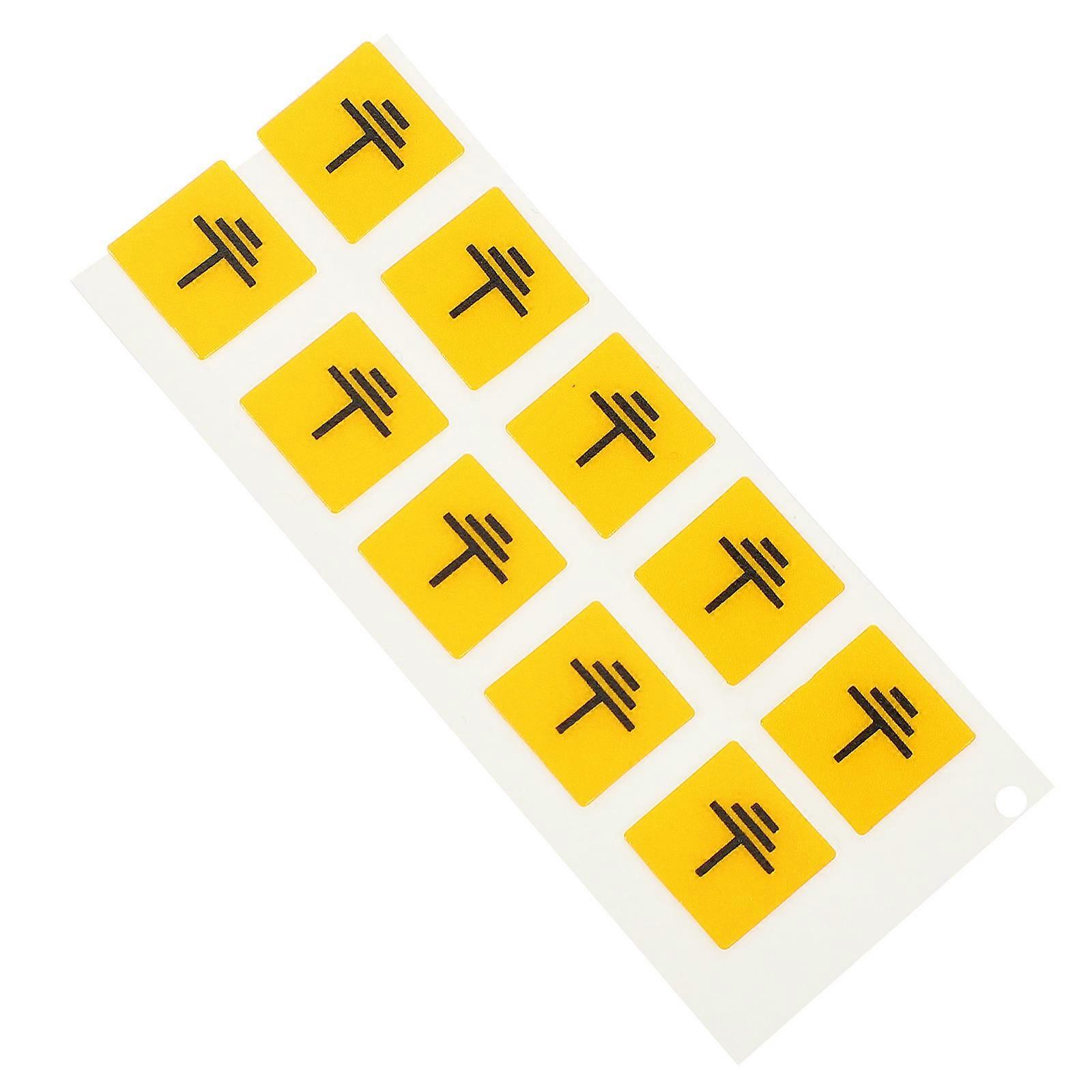Electrical Panel Labeling Stickers Simple Design For Electrical Equipment 10Pcs