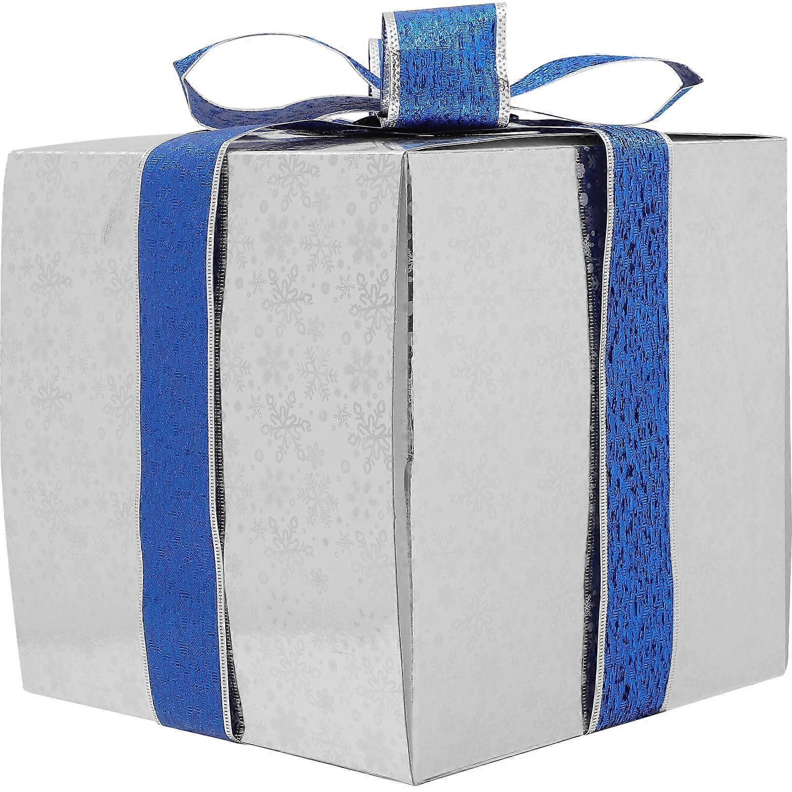 Nesting Decorative Box Ideal For Christmas Parties And Decoration Props Featuring A Square Shape 1Pcs