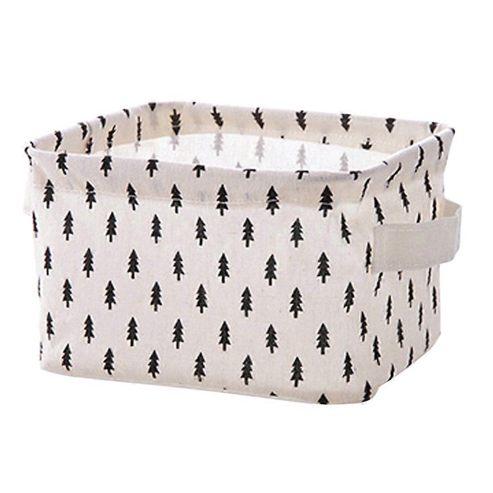 Rectangular Storage Bins For Book And Desk Organization 20x13x15cm Strong Structure Foldable 1Pcs