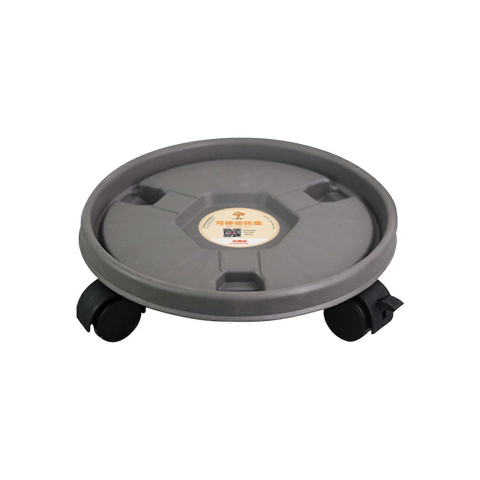 Rolling base for flower pots heavyduty round pot displacement rollers
