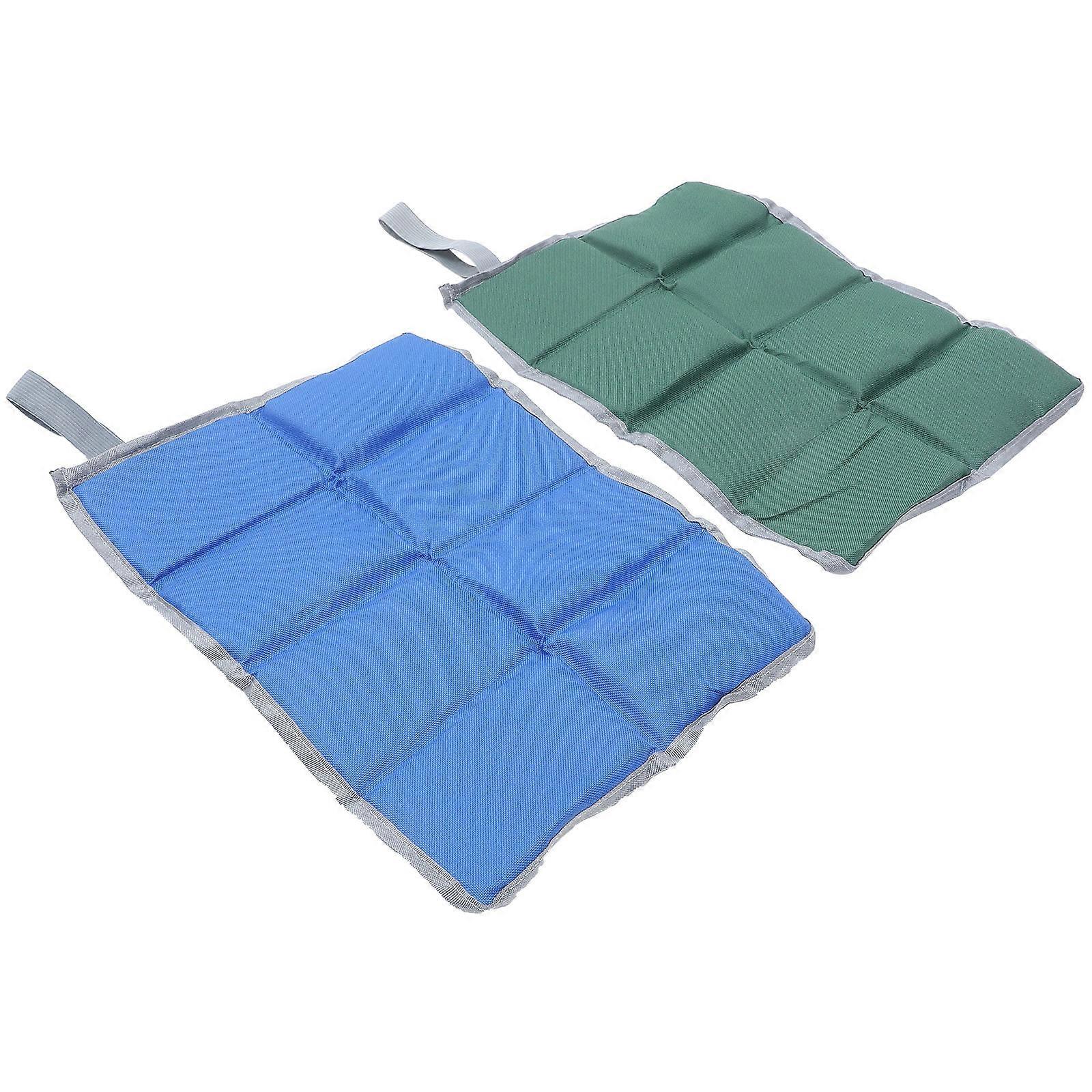 Rectangular Outdoor Mat Set For Camping And Parks Portable Waterproof Oxford Cloth Assorted Color 4Pcs