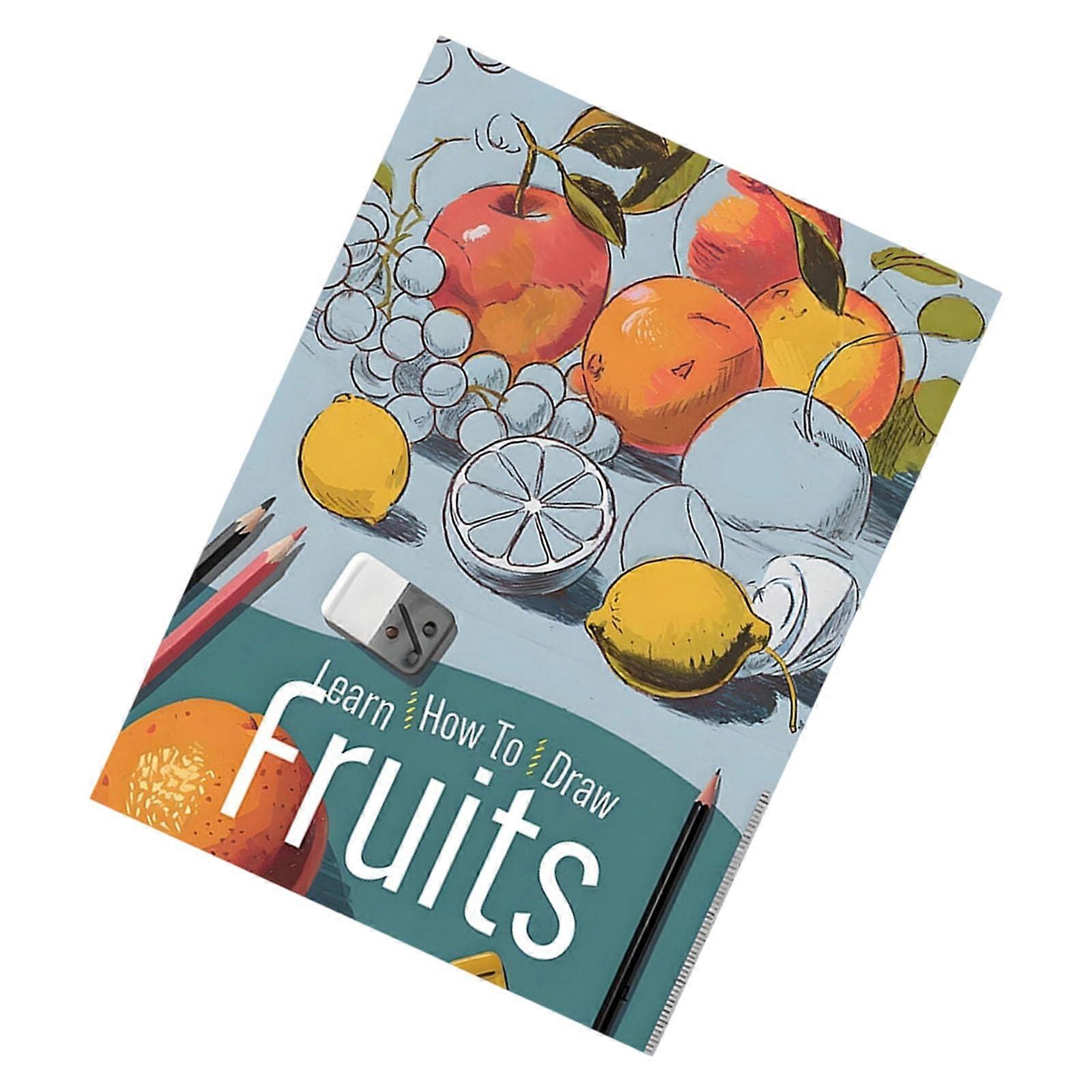 Learning Book Letters Coloring Pages Fun Coloring Book for Kids Drawing Pad Educational Activity for Toddlers Ages 3+ Interactive Fruit Designs