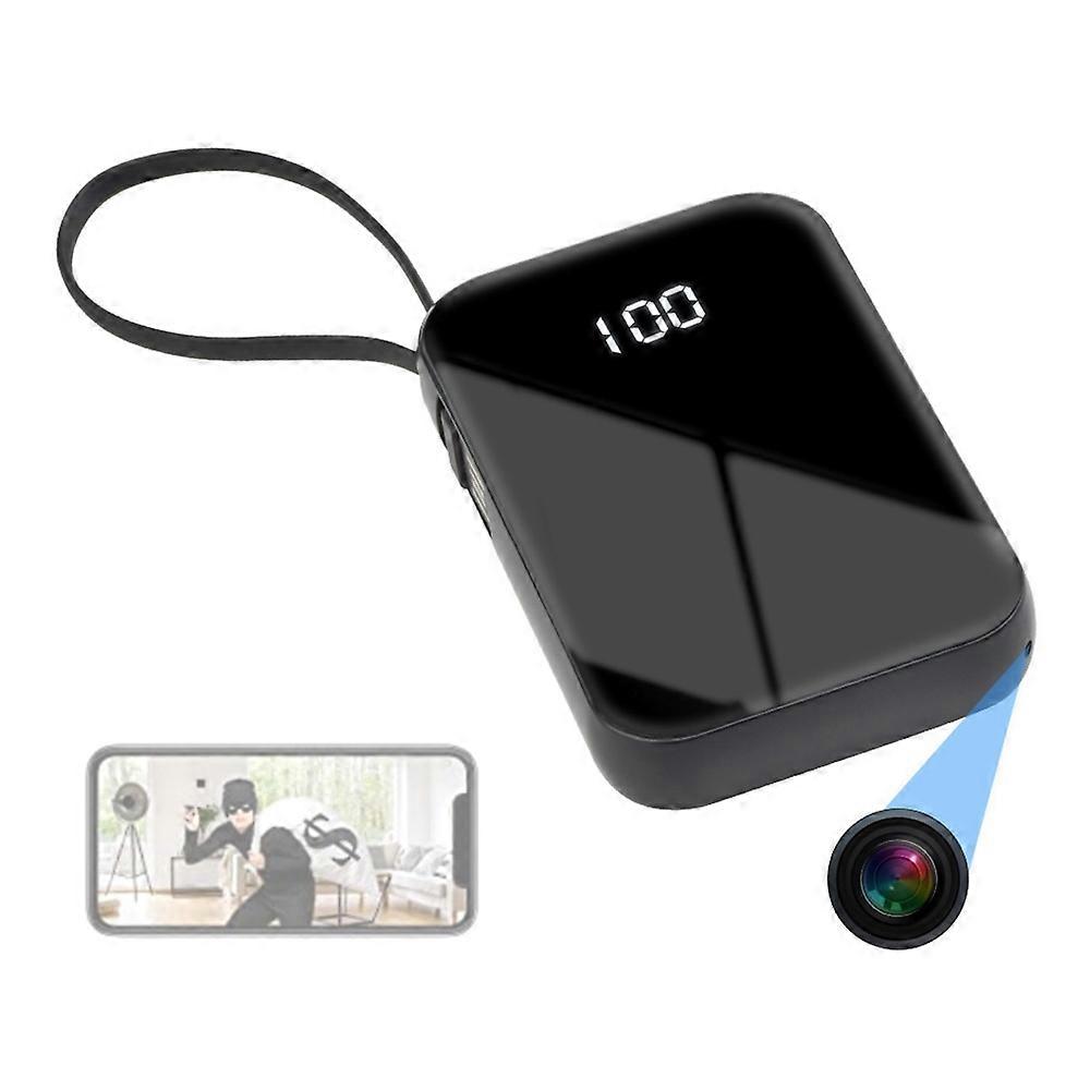 Motion Detection 1080P HD WiFi Camera 5000mAh Portable Power Bank Security Camera