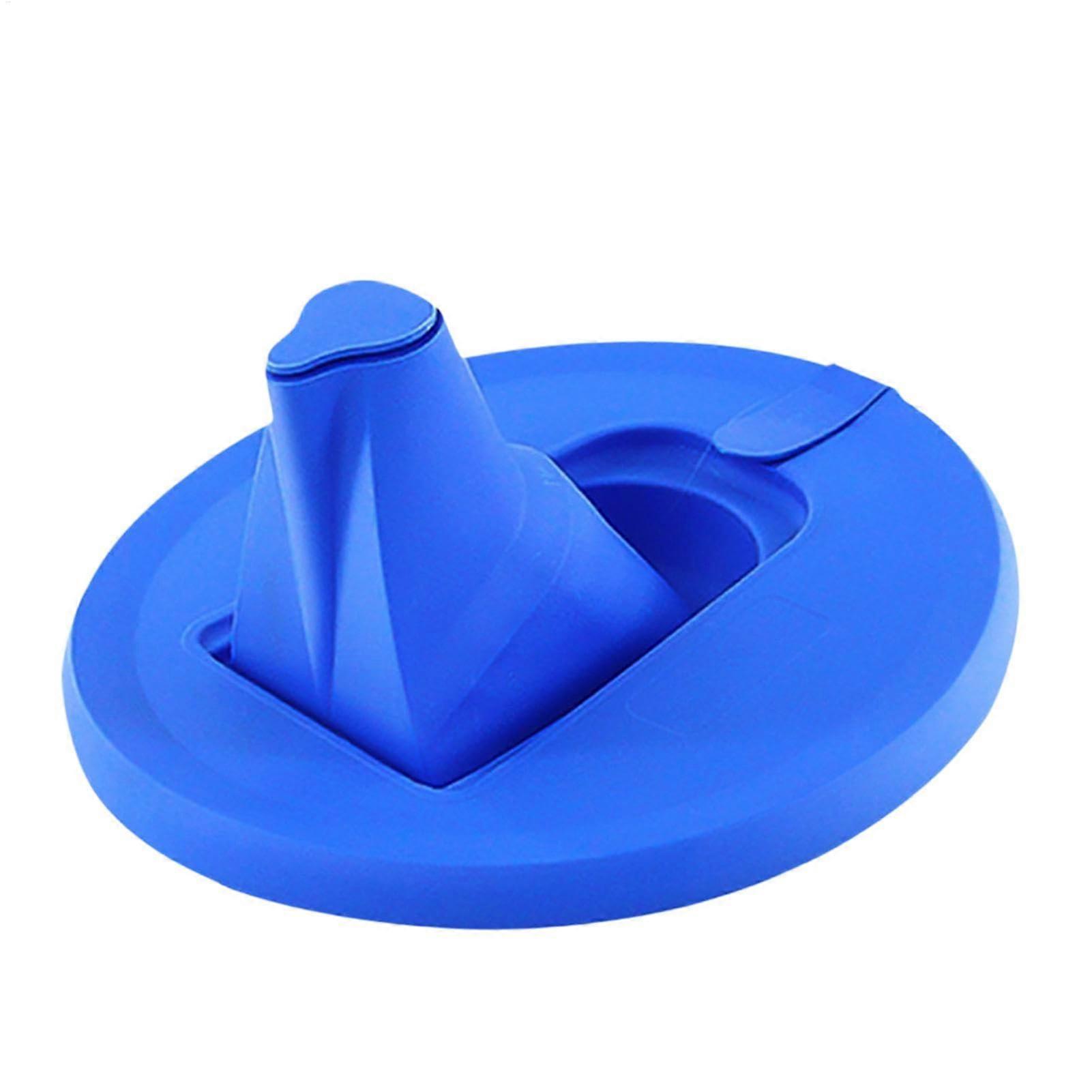 Paint Can Lid Pourer, Clipon Paint Lid with Pourer, Drip Accessory Blue