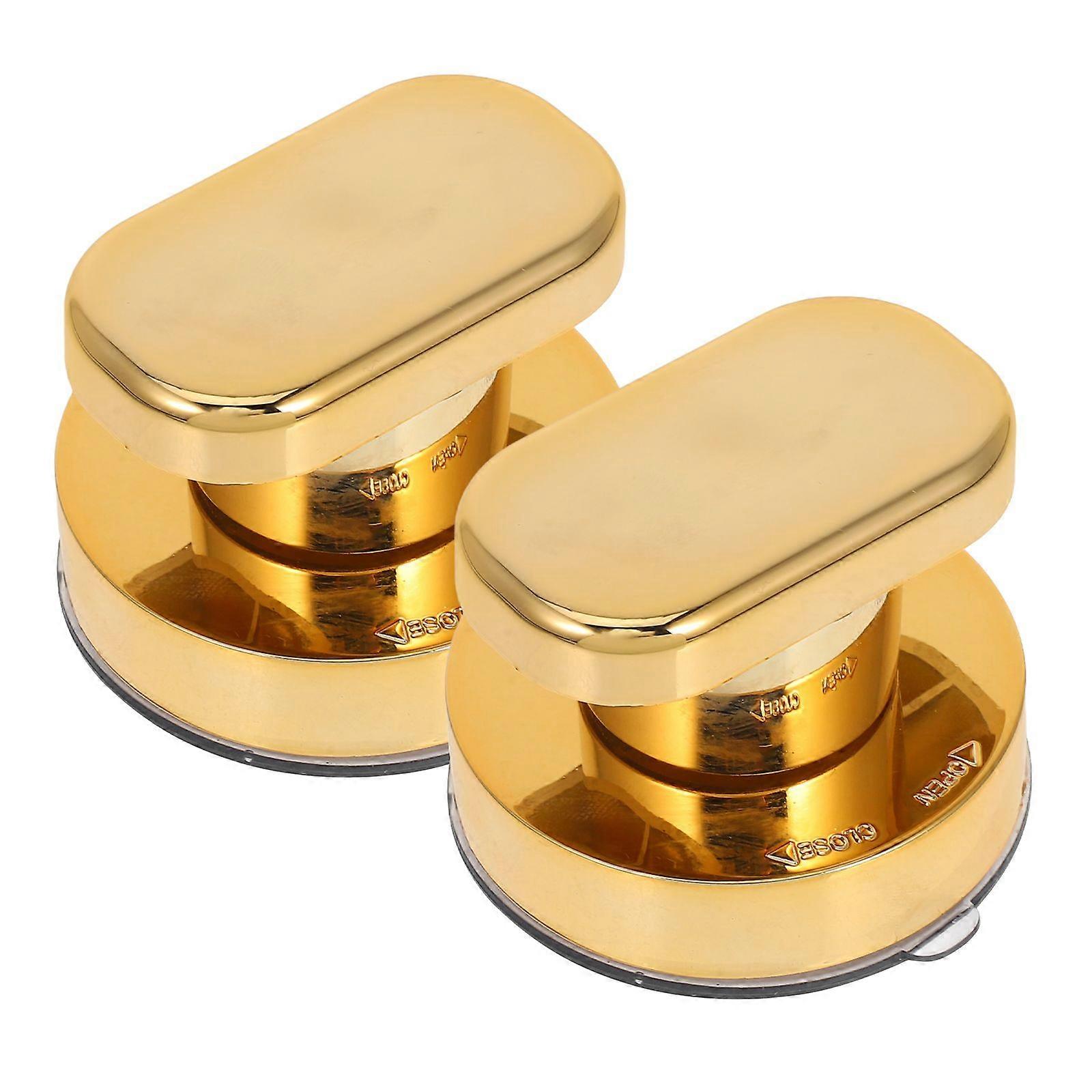 2pcs Suction Cup Armrest Kitchen Cabinet Door Knobs Cabinet Handles Knobs For Dresser Garage Door Handle Dresser Knobs Self Stick Handle Refrigerator 