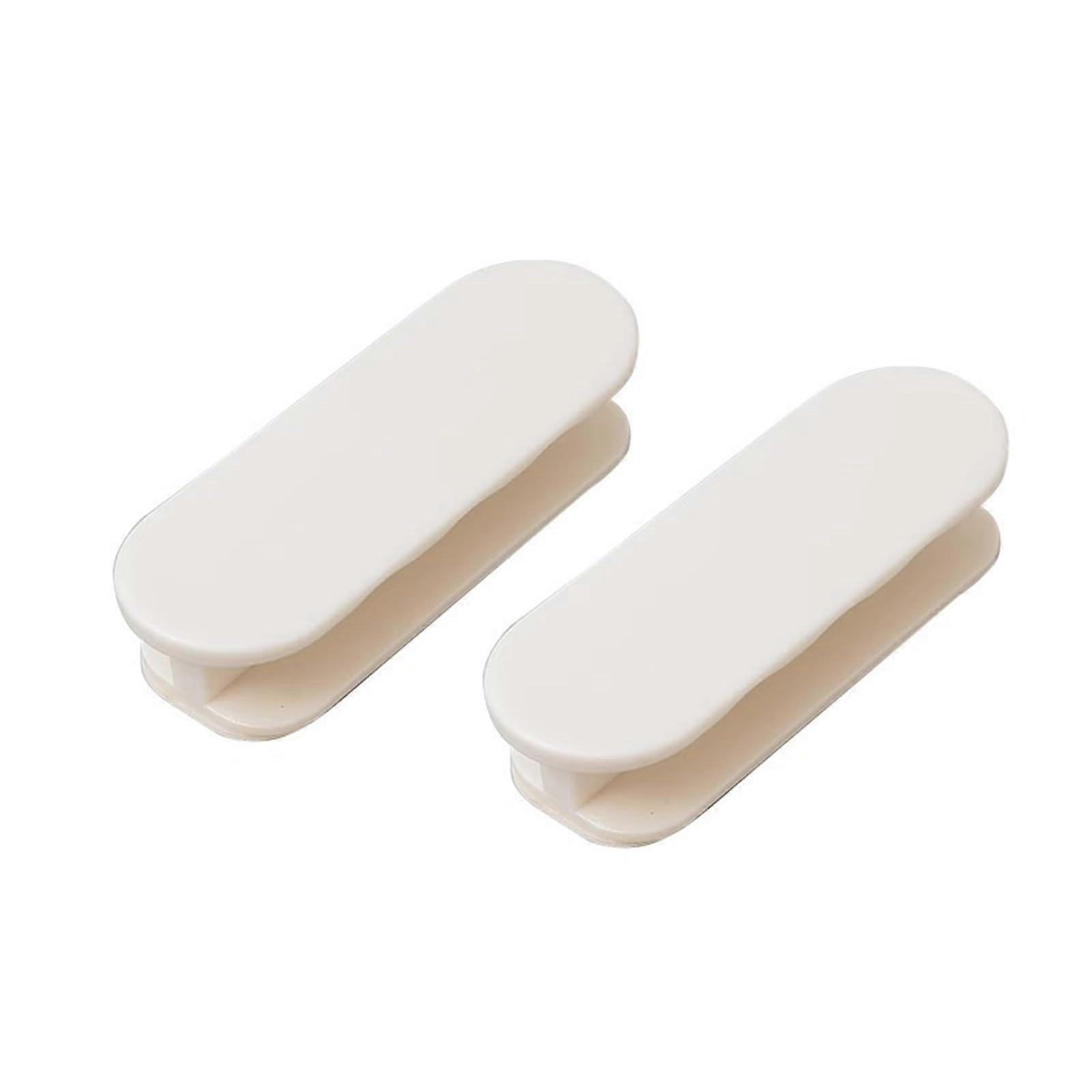 Selfadhesive door handle for windows, cabinets, drawers, doors, 2 pieces white