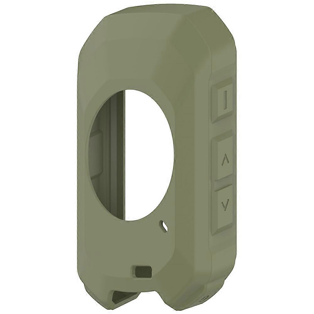Silicone Protective Watch Case Accessories for Garmin Edge MTB (Jungle Green)