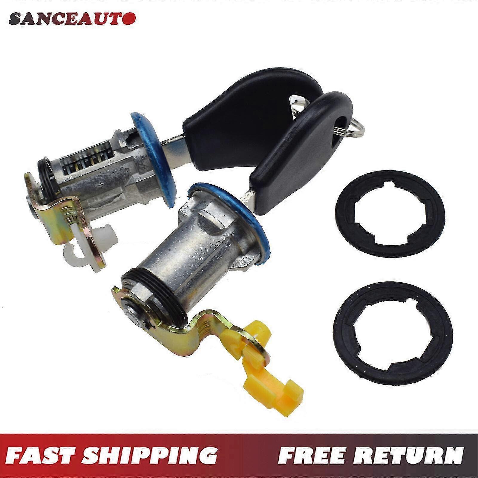 Vehicle Door Lock Kit with Keys for Left and Right Sides 80600-01G25 80601-01G25 Replacement