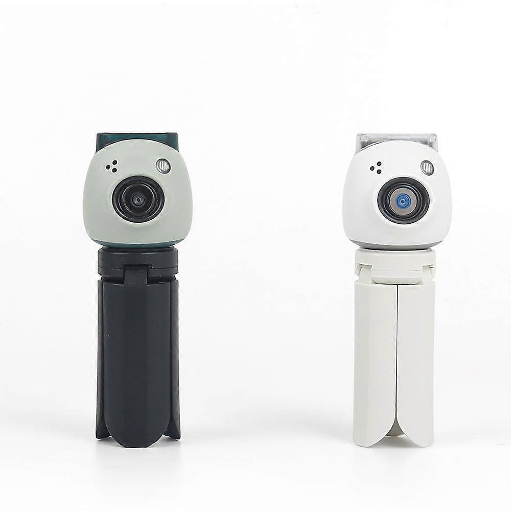 Mini Desktop Tripod Stand for Instax Pal Camera - Portable White Vlog Selfie Stick, Grip, and Travel Tripod