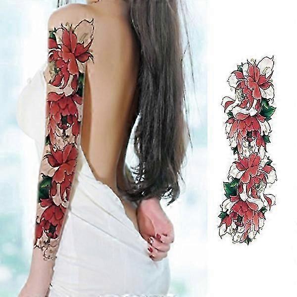 Manchon de faux tatouage multicolore pour tatouages temporaires