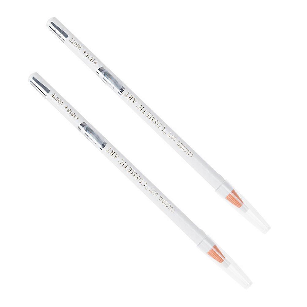 Eyebrow Pens White Brow Pencil for Women, Sweat Resistant, Easy Application, Enhances Eye Shape, Suitable for Home & Professional Use