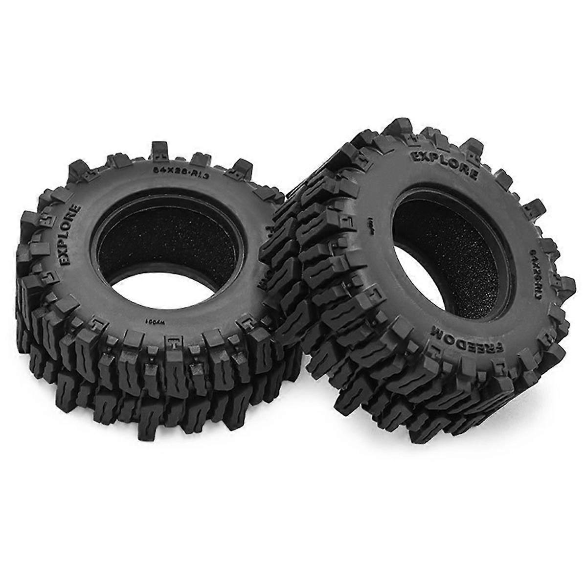 4 Stück 1,3 Zoll Crawler Reifen für 1/18 TRX4M SCX24 FMS -18 A