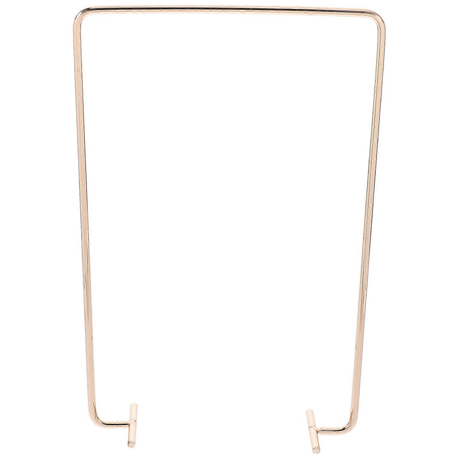 Desk Calendar Holder Iron -Saving Golden Calendar Rack for Display Photos