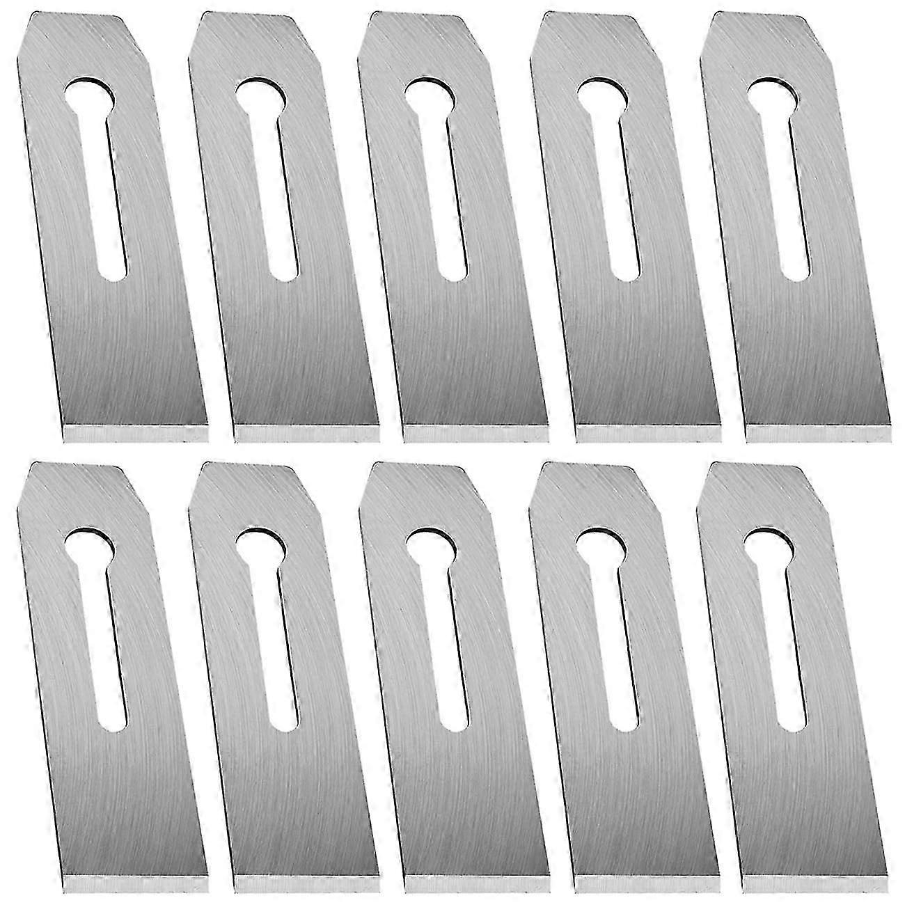 Paquet de 10 banc rabot à main lame de remplacement menuiserie raboteuse coupe-lame large fer d