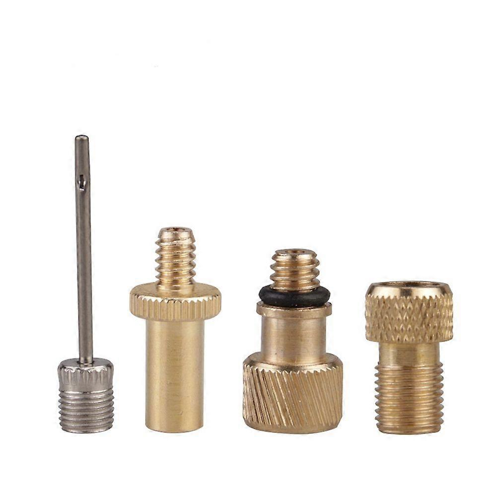 4-pack fietsventieladapter Sv Av Dv fietspompaccessoires