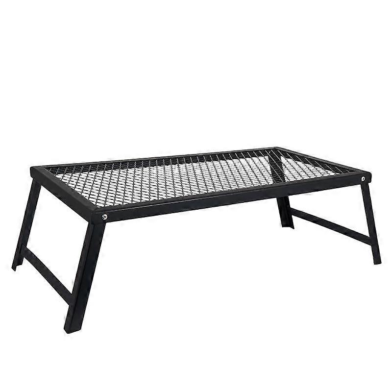 Outdoor camping table, made of iron and foldable, waterproof, practical and takes up little space
