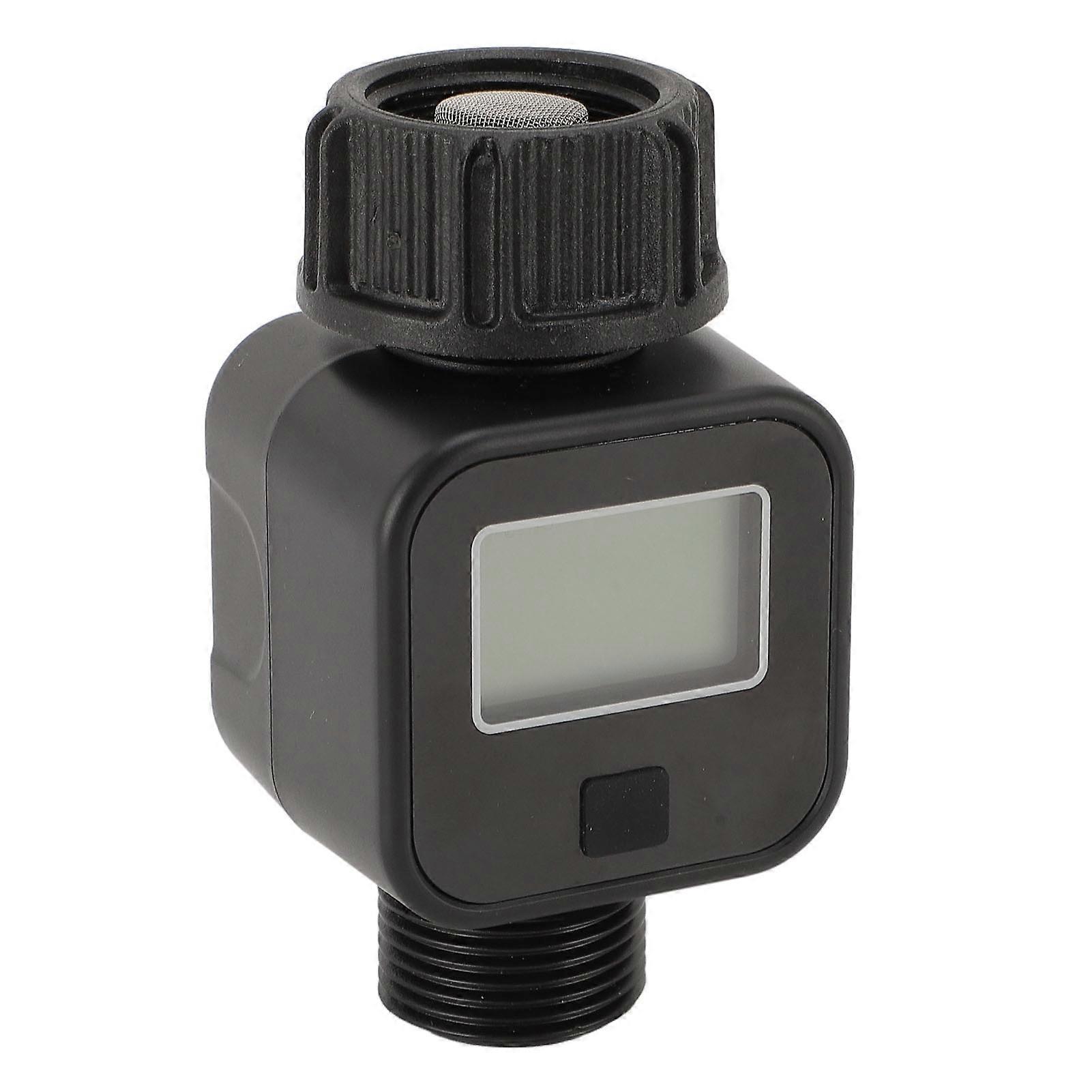 LCD Vattenmätare 3/4 tum Gänga 45,5L / Min Utomhus Slang Tracker
