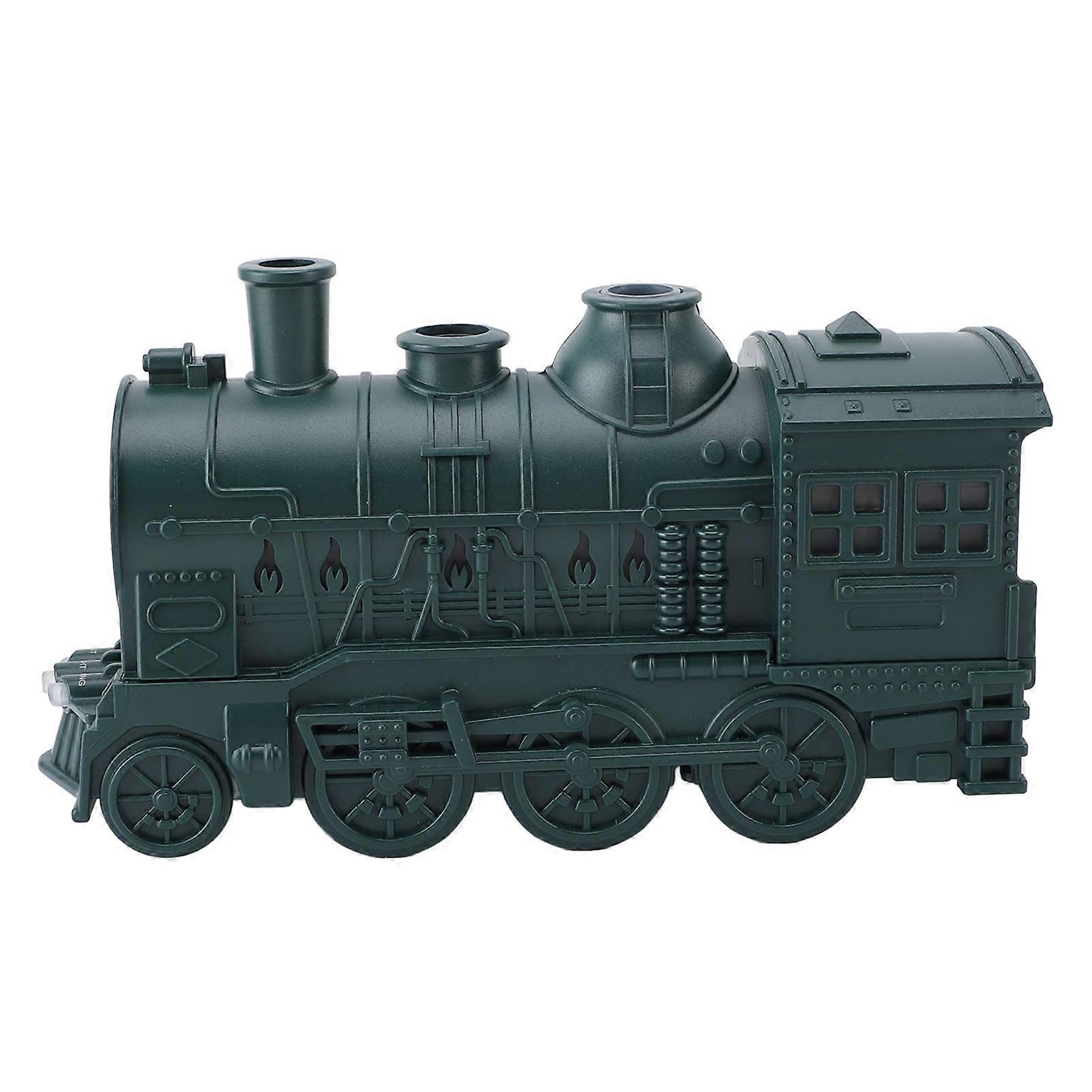 300ml Train Shape Aroma Diffuser Humidifier, 9.4x3.3x5.4in, 2 Light Modes