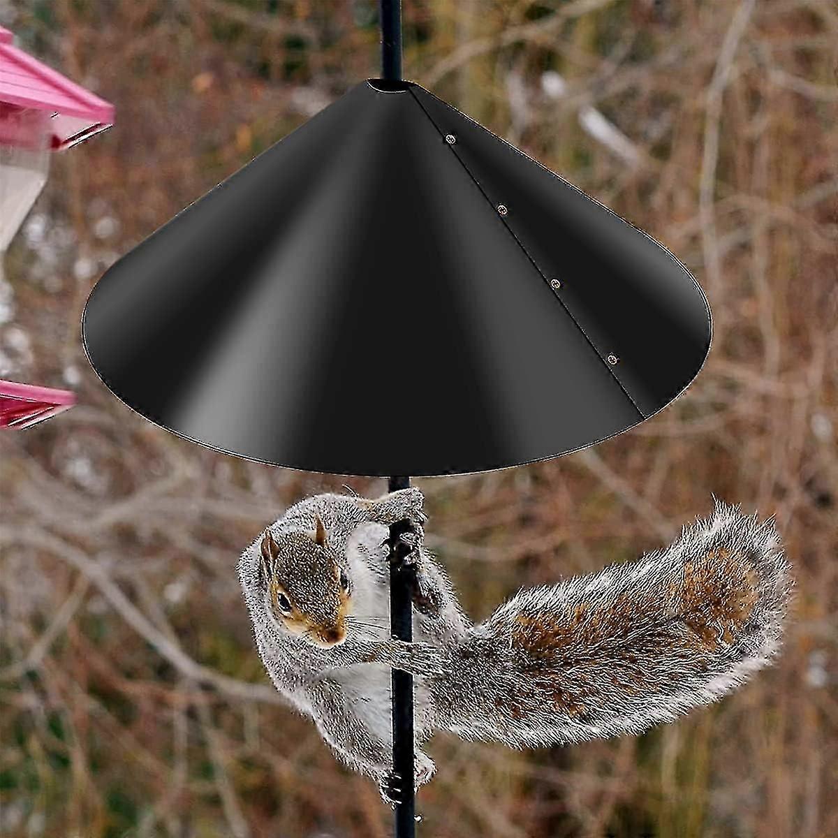 2pcs Squirrel Baffle Set, 18inch Around Squirrel Guard Baffle, Squirrel Baffle Wrap Guard, Around Protective Bird House Guard Wrap, Reusable Raccoon A