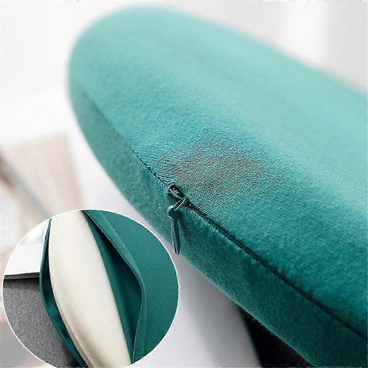 16 in Soft Futon Cushion, Memory Foam Round Cushion Padded Home Decor Futon Non- Chair Pads, Brown