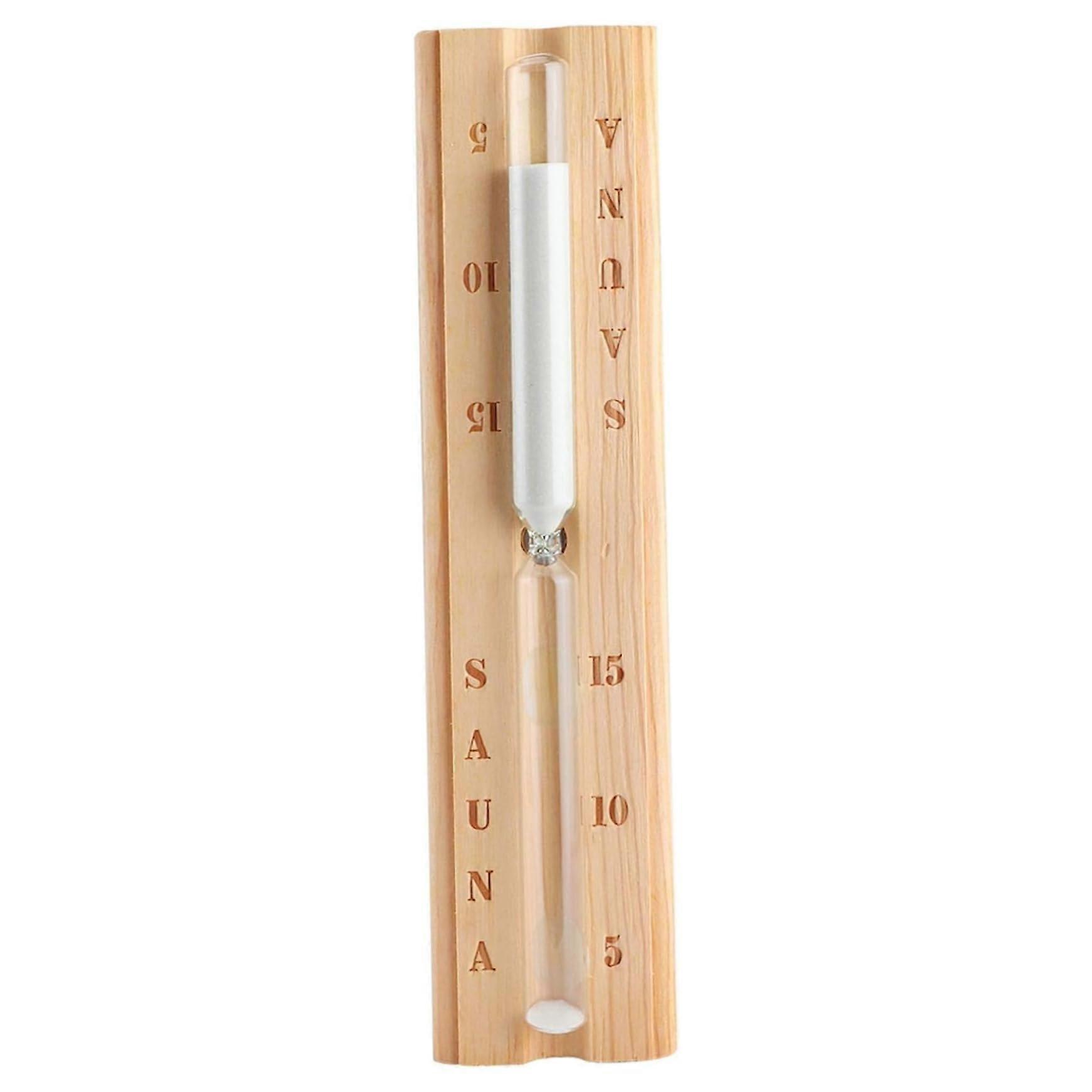 Sauna Timer Natural Wooden Sand Timer For Sauna And Steam Room Portable Countdown Timer Spa Room Accessories