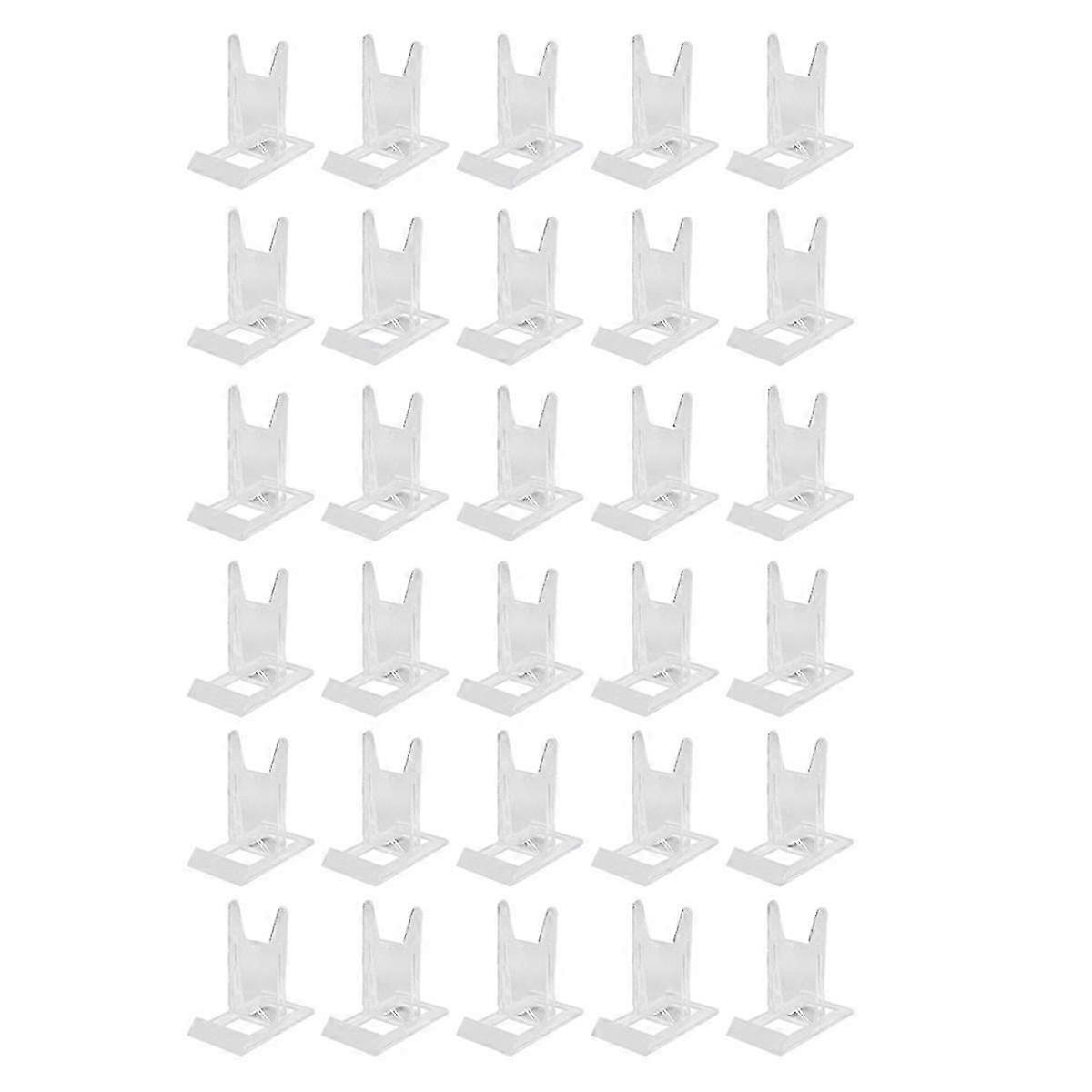 Clear display shelf for kitchen with 30pcs tray rack