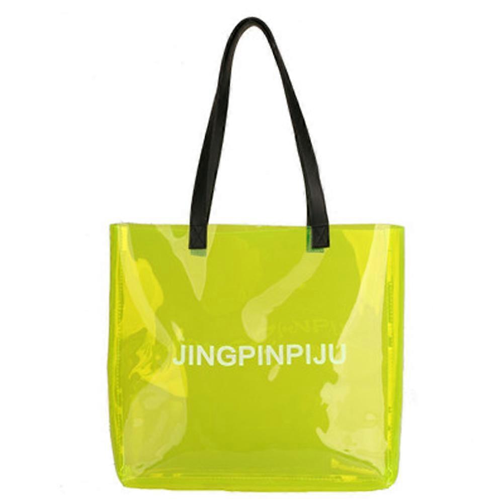 Large Capacity PVC Tote Bag Ideal For Beach Holiday With Waterproof Feature 1Pack