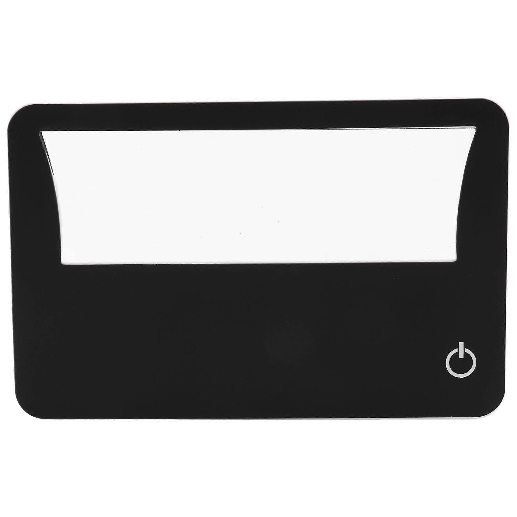 Credit Card Size Lighted 3X Magnifier Bundle Includes 2 Magnifiers, Each Magnifier for Reading Has