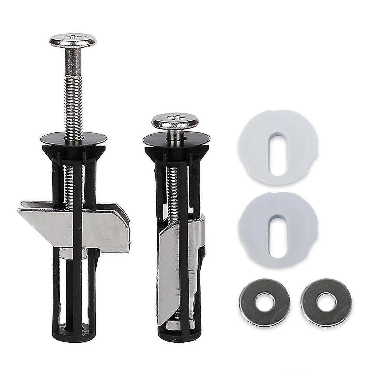 2025 Universal Toilet Seat Bolts and Screws,Quick Release Hinge Fixing,Toilet Seat Replacement Kit Easy Installation,(2pcs,5.5*1.2cm)