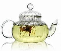 600ml Pumpkin Style Durable Glass Teapot With Filter Handmade Heat Resistant Teapot Kungfu Flower