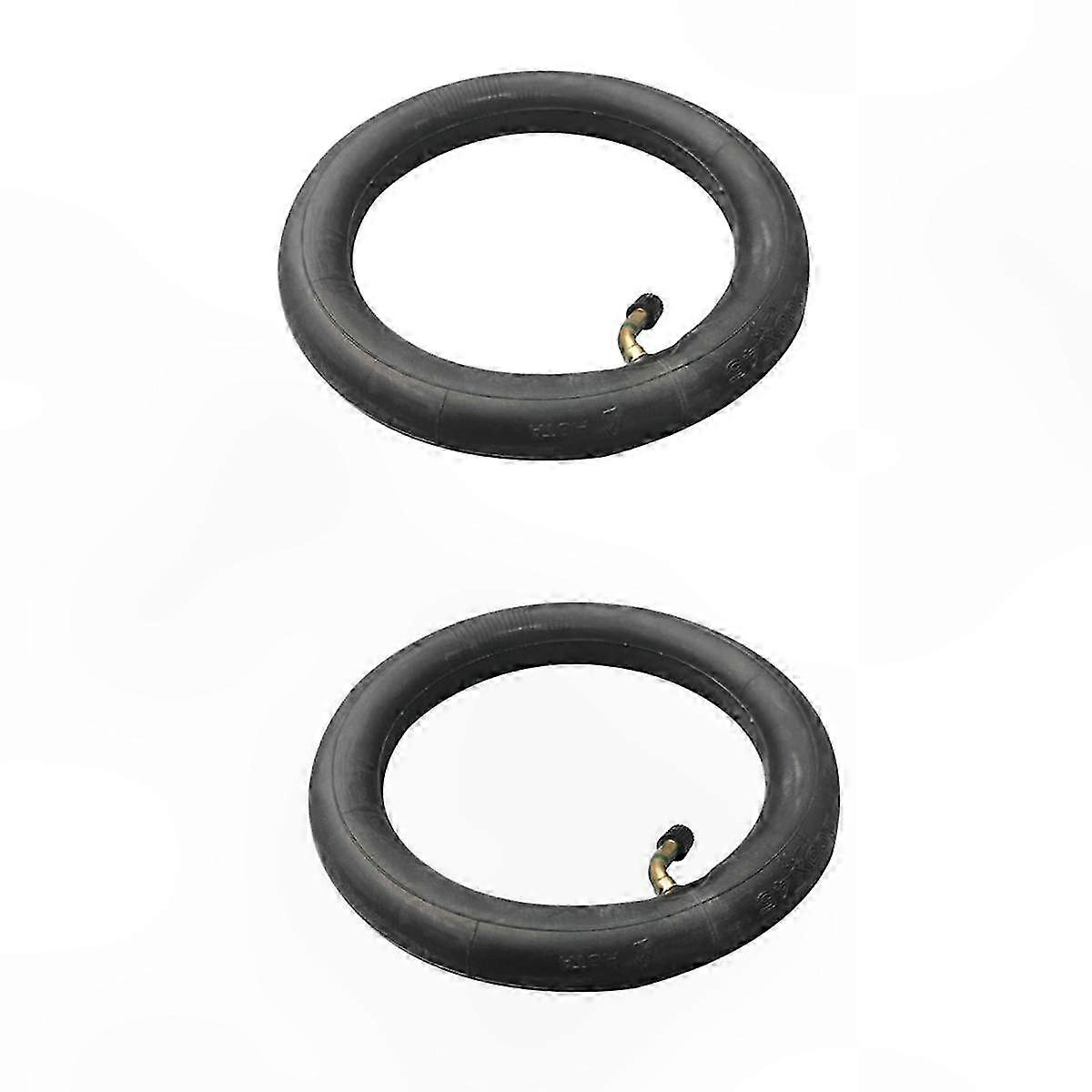 2-Pack 8" x 1-1/4" Scooter Inner Tubes with Bent Valve for Folding Bikes & Electric Scooters