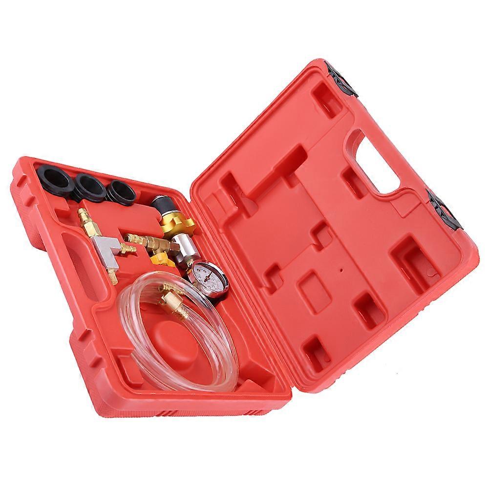 6Pcs Auto Brake Bleeder Vacuum Pump Kit with Red Case 100Psi