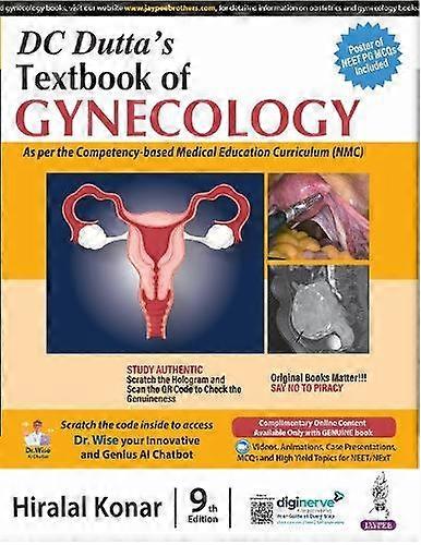 Dc Duttas Textbook Of Gynecology by Hiralal Konar Paperback