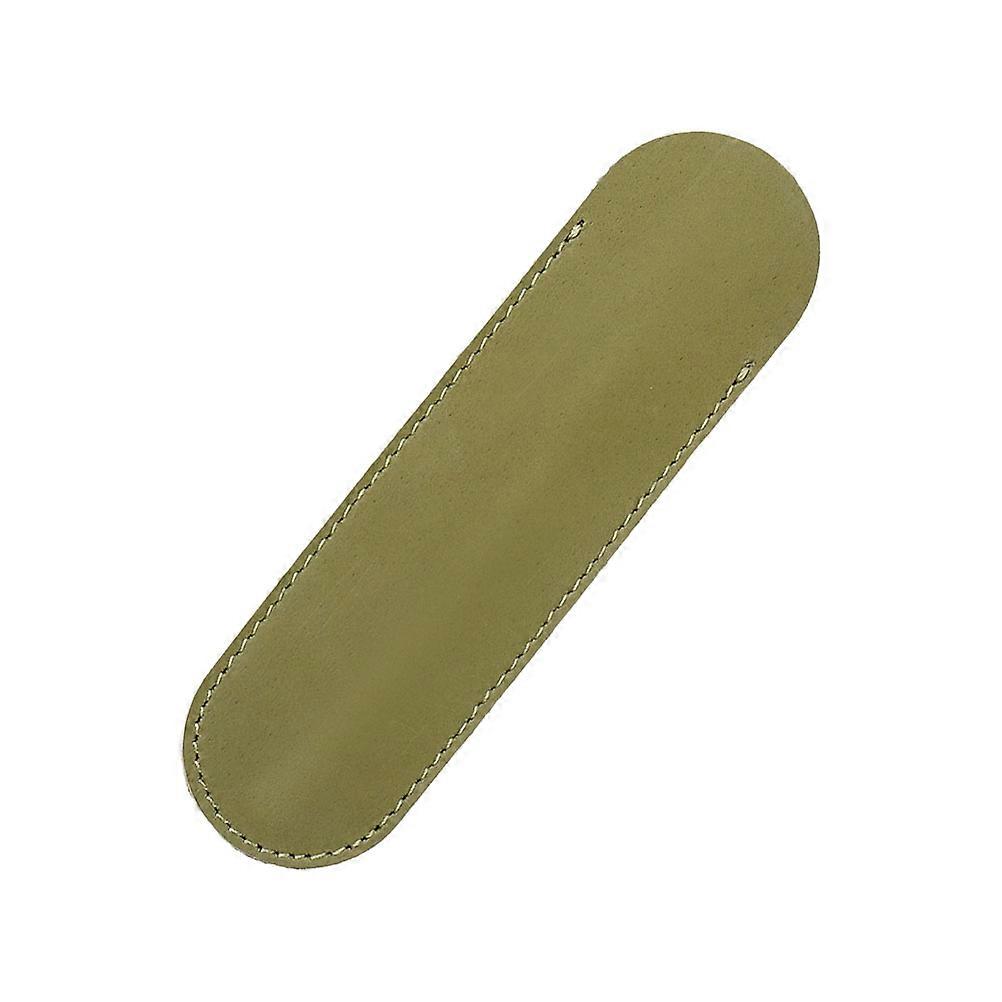 Handmade Large Olive Green Pen Case Pen Storage For Office Workers Students Everyday Use 1Pcs