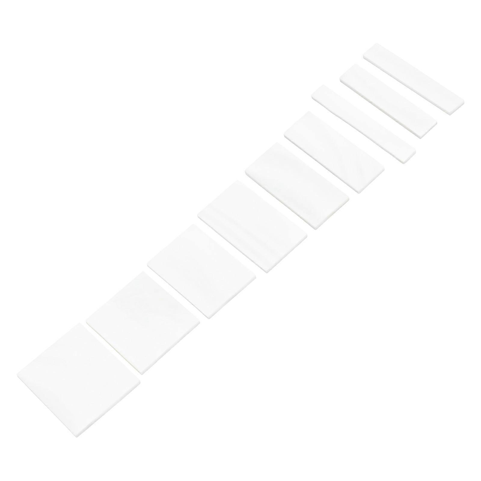 Fretboard Inlay Strips Natural Shell Inlay Dots for Guitar 1Set White