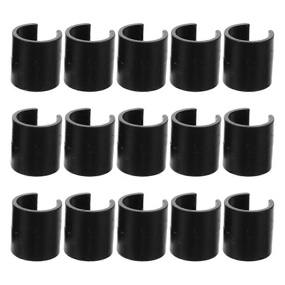 Outdoor Flag Pole Clips Garden Flag Clips for Windproof Use 15Pcs Set