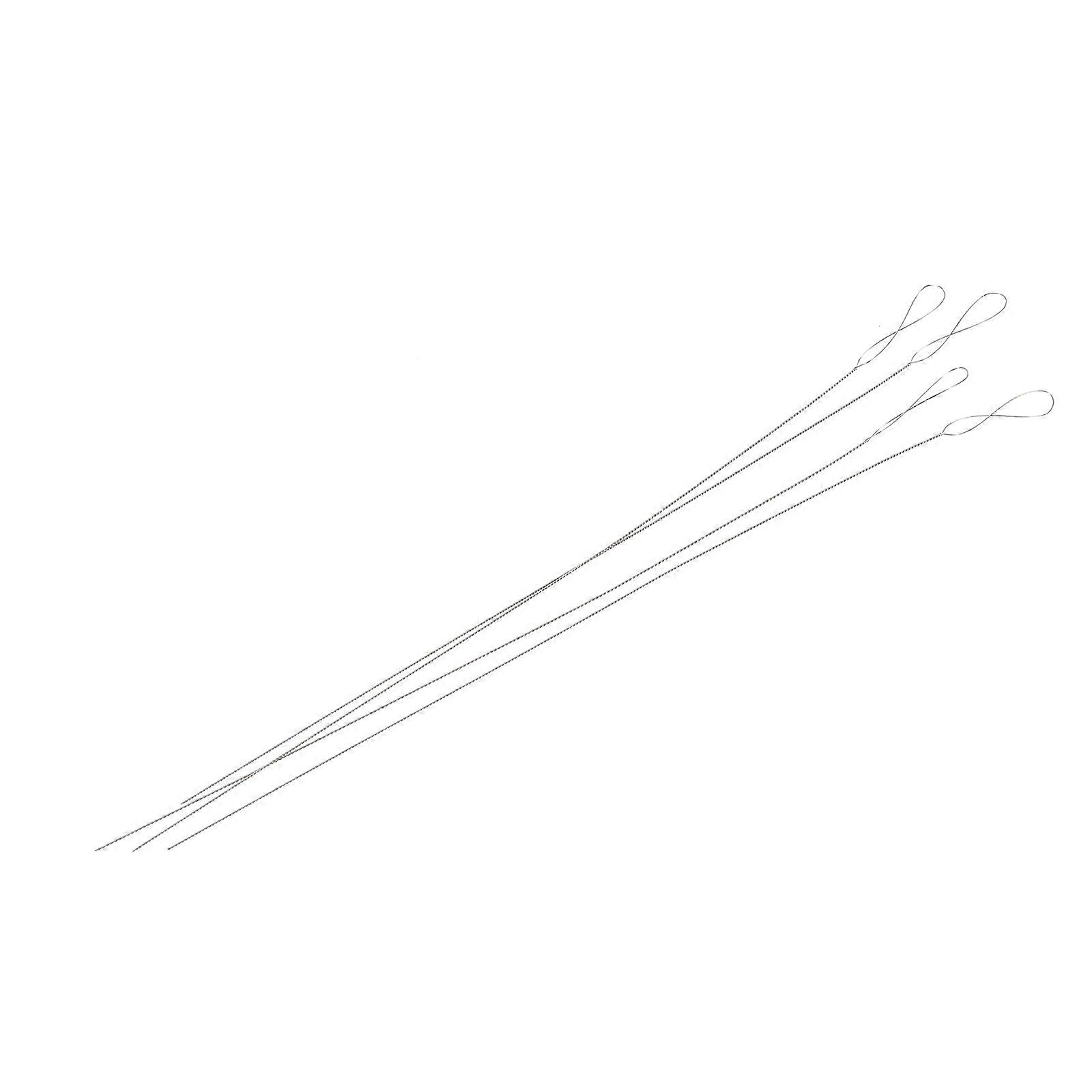 DIY Beading Needle Embroidery Needle for Stitching Use 4Pcs Silver