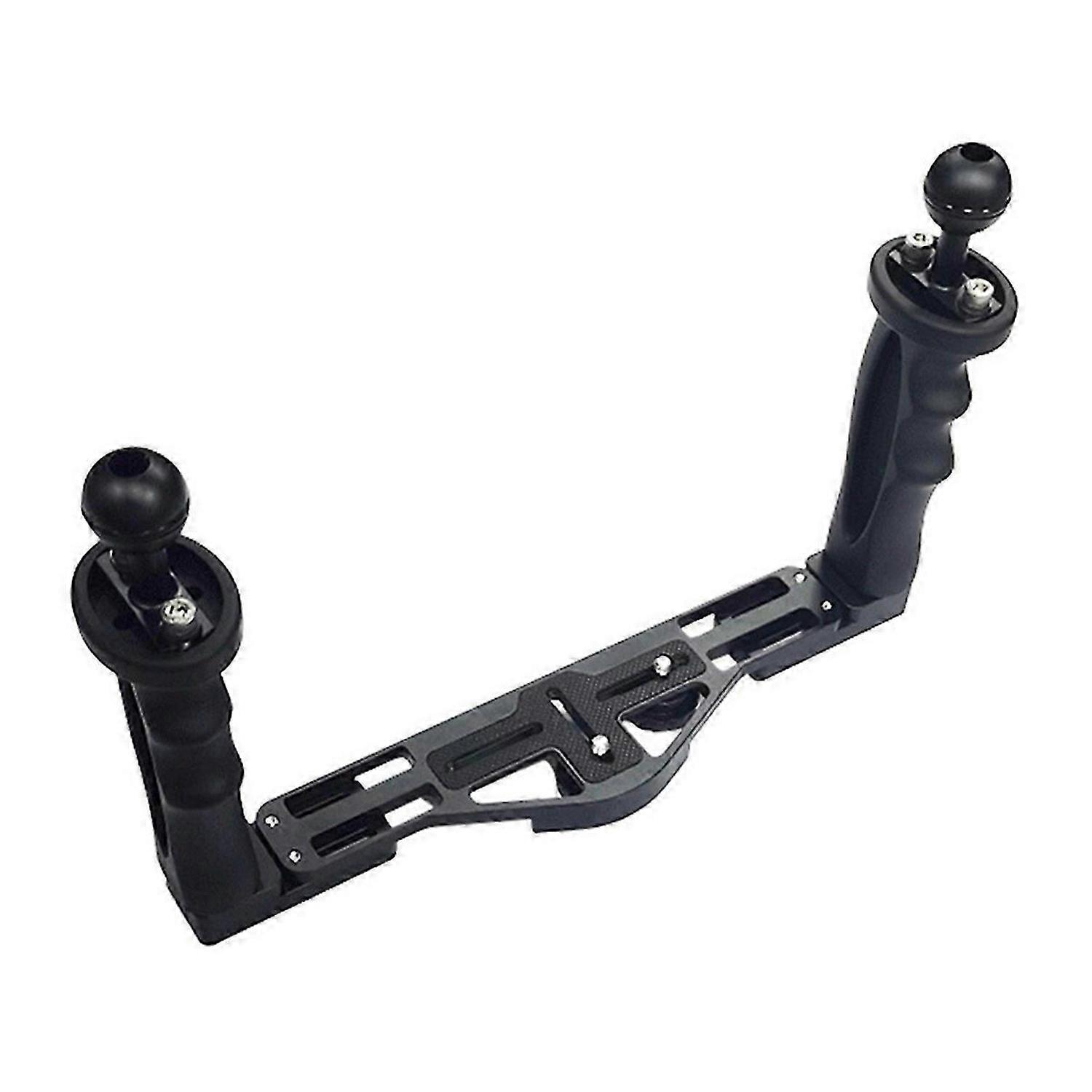 Underwater Camera Tray Stabilizer Dual Handle Rig, Tray Black
