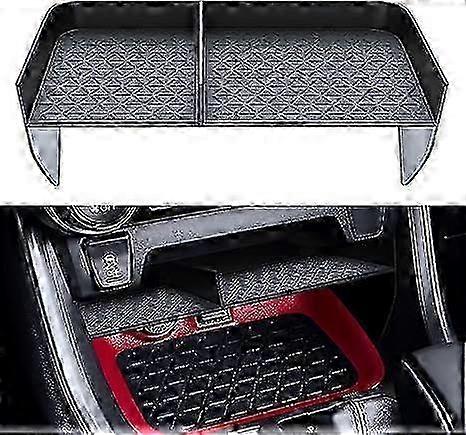 Upgraded center console storage box is compatible with Toyota RAV4 2024 2023 2022 2021 2020 2019 interior accessories, inserting the tray auxilia