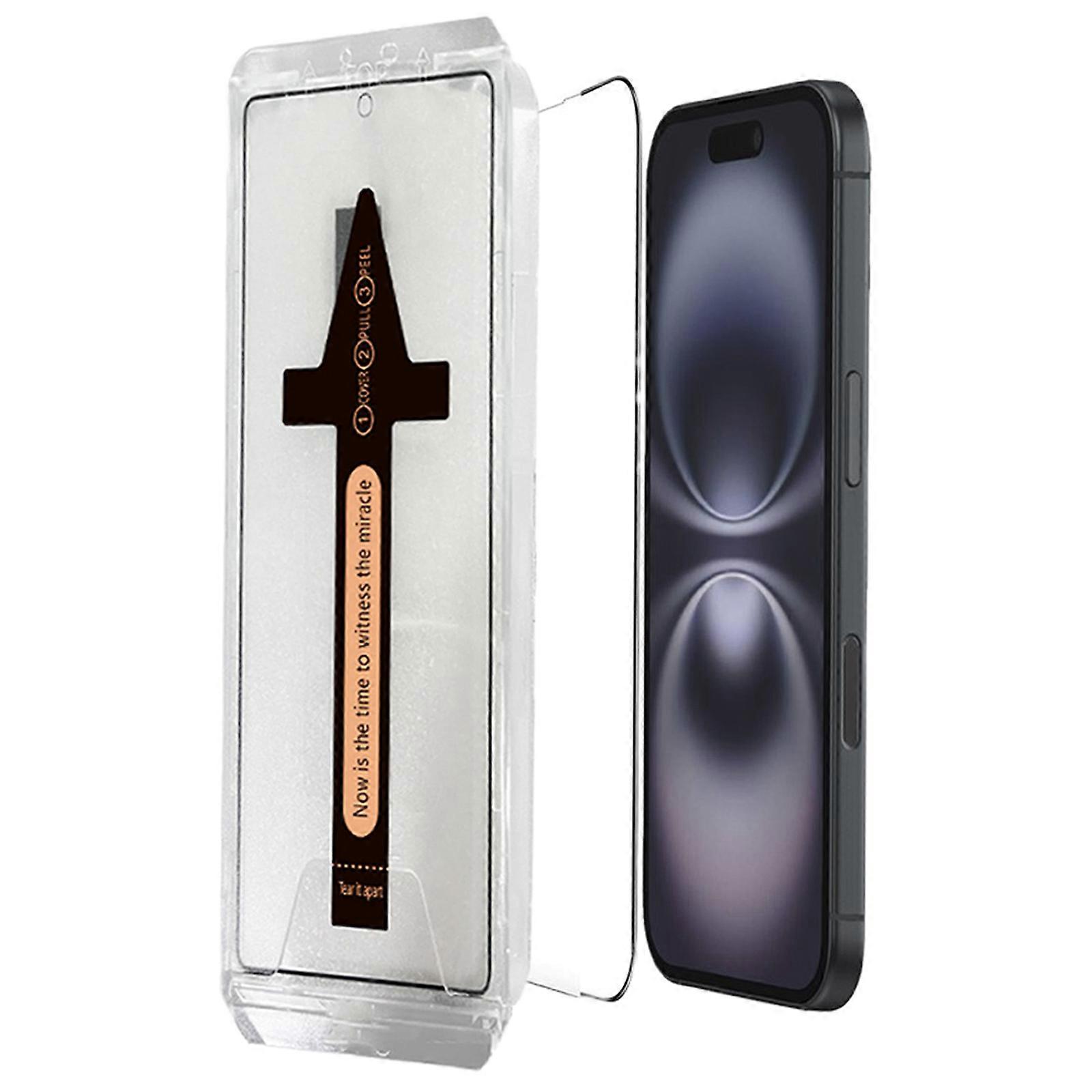 TKdaddy For iPhone 17 Pro 強化ガラス HD クリア スクリーン プロテクター 自動除塵ツール付き