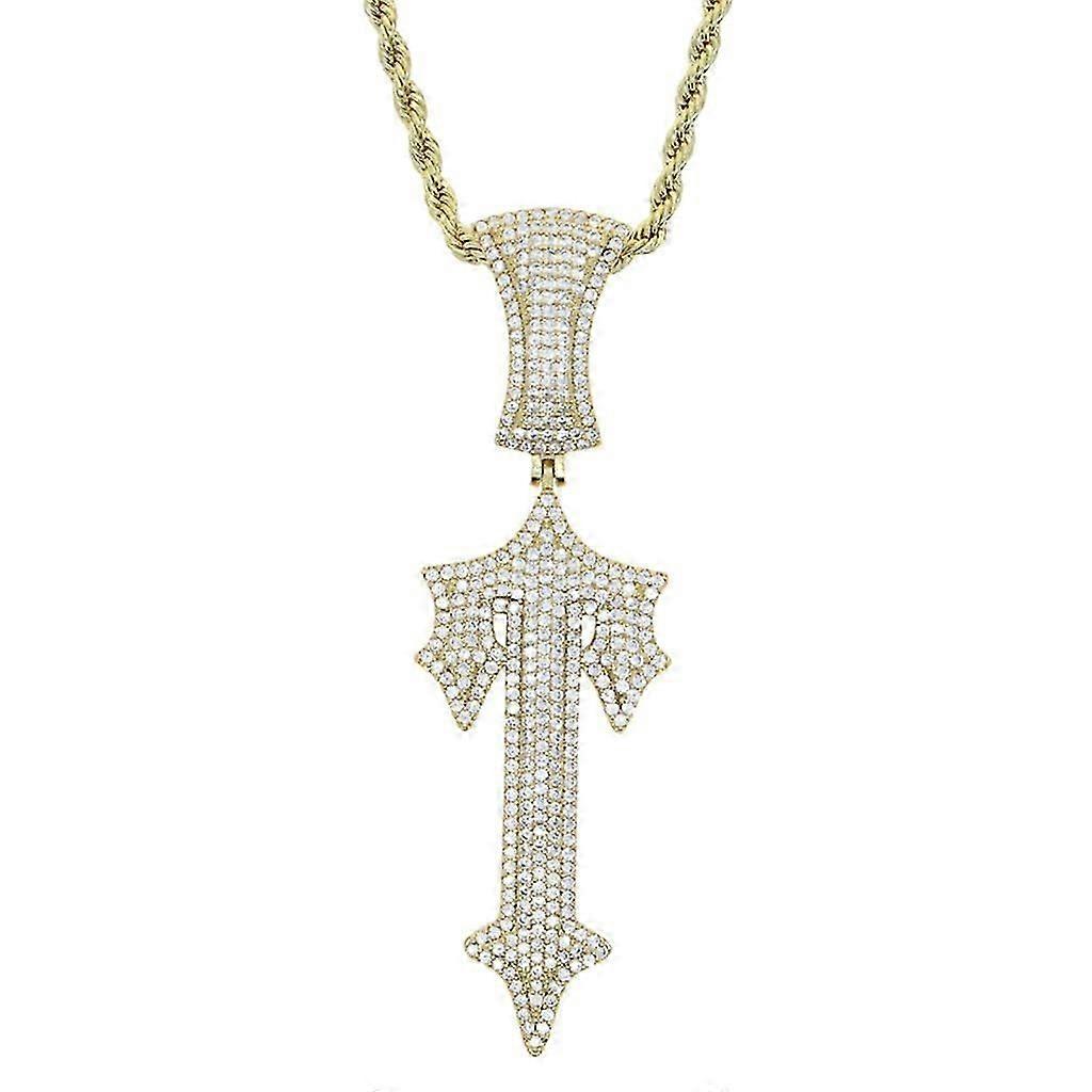 銅リンクチェーンチャームネックレスクールボーイズガールパンクヒップホップジュエリーギフト