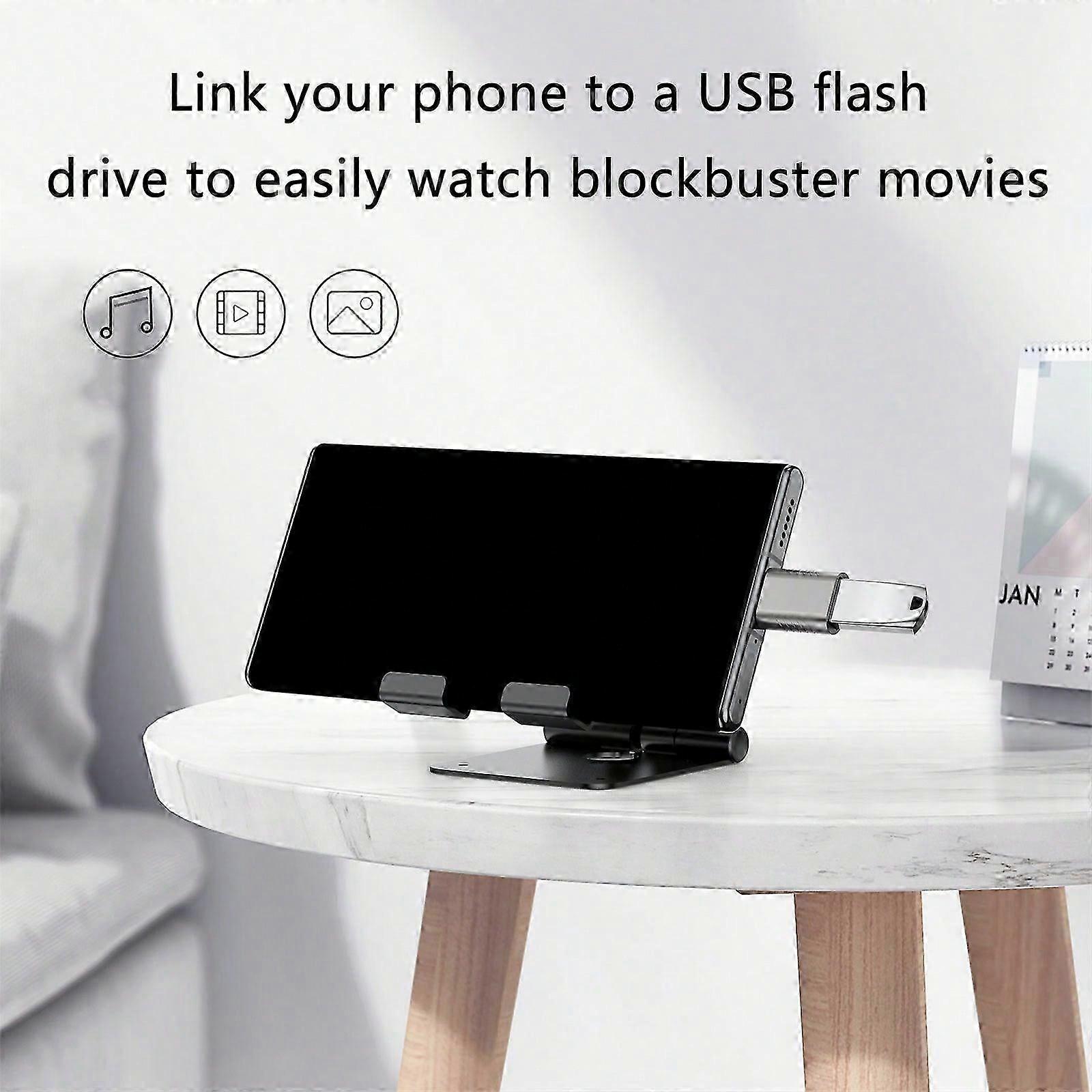 Highly Speed USB C To USB Female Adapter With OTG Capability Perfect For Connecting Peripherals To Type C Devices space gray