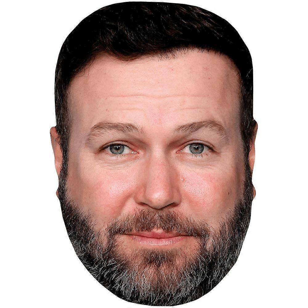 Taran Killam (Grey Beard) Celebrity Mask, Flat Card Face