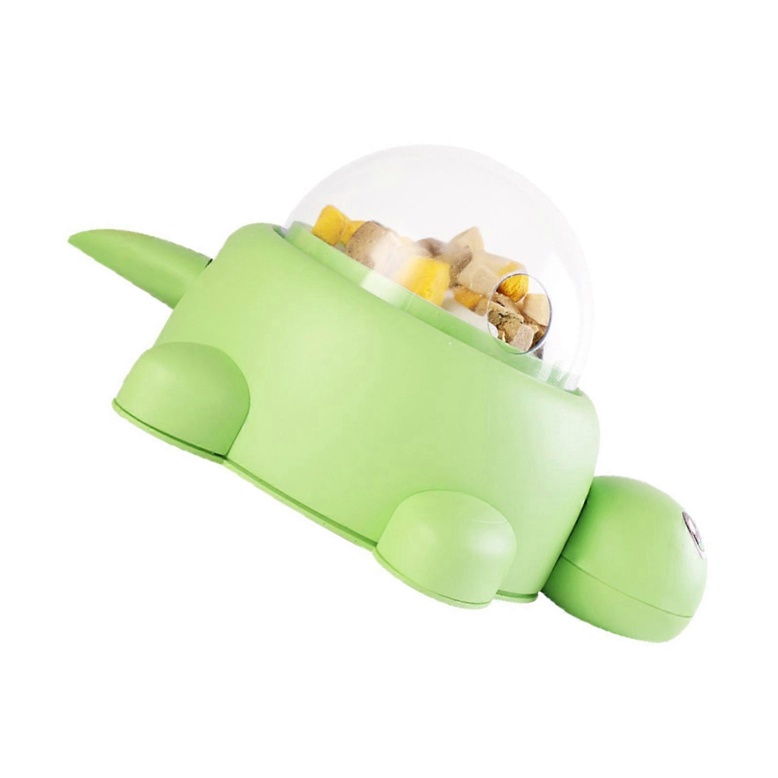 Dog Bowl Slow Feeder Toy With Rotating Treat Dispenser For Turtles Pet Feeder Bloating Reliever Ideal for Pet Green