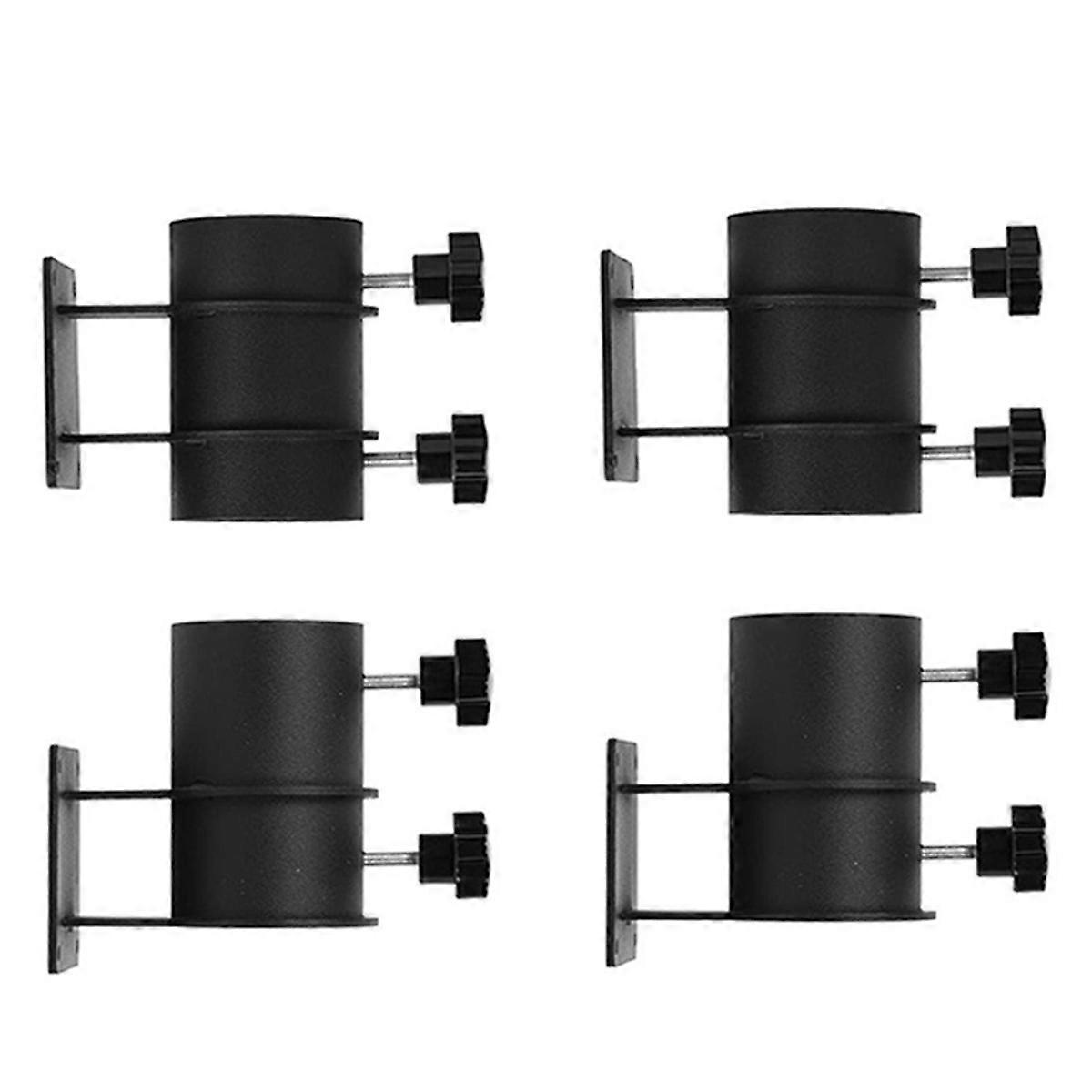 Umbrella Stand Umbrella Clamp Mount Bracket for Deck Railing, 4Pcs