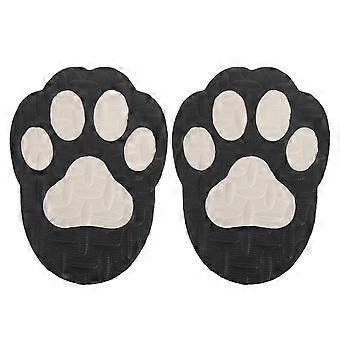 1 Par de suelas de pie impermeables para fursuits: Suelas de patas peludas antideslizantes - Cómodas plantillas de zapatos de fursuit para disfraces de cosplay y animales de bricolaje