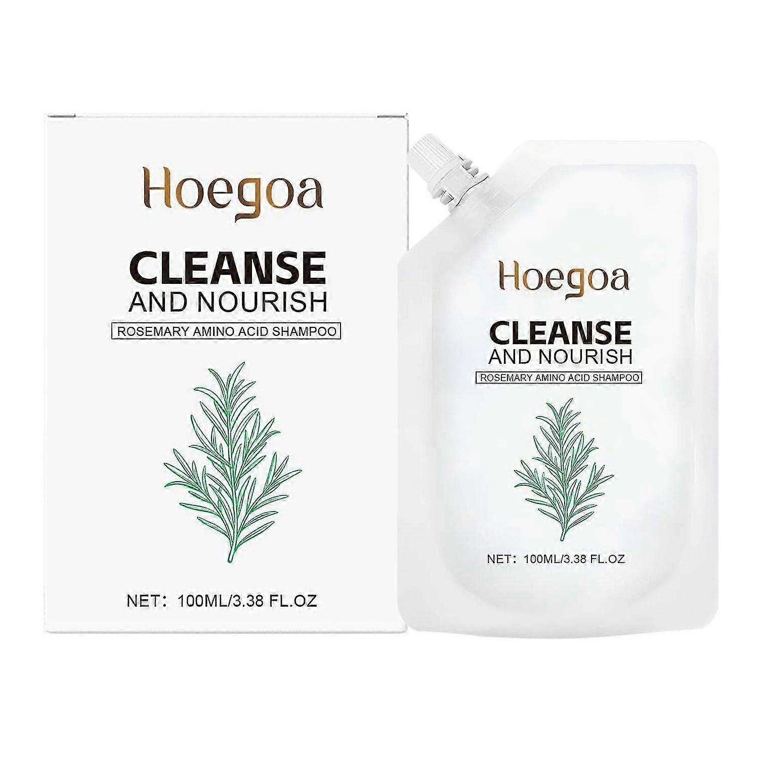 Rosmarin Shampoo für das Haarwachstum, Rosmarin Aminosäure Haarstärkungsshampoo, Rosmarin Haarwuchs Shampoo, 100ml