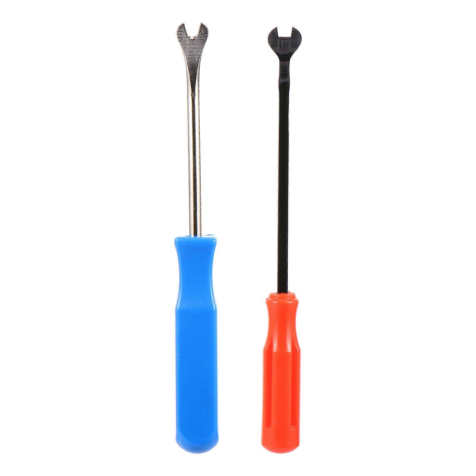 Tools Set Fastener Remover Pry Bar for Repairing 2Pcs